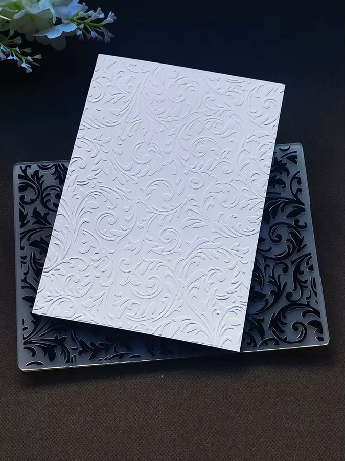 Geprägter Ordner mit elegantem Muster-Rückwand-Design als Bastelmaterial für dein DIY-Sammelalbum - Bild 5