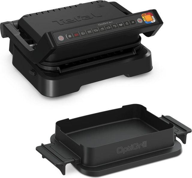 Tefal OptiGrill 4in1 Kontaktgrill schwarz GC7748 - Bild 1