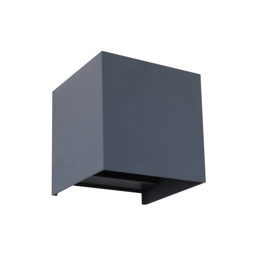 Lindby Smart Home LED Außenwandleuchte Dara, dimmbar, modern, quadratisch, Silber/Grau/Schwarz - Bild 2