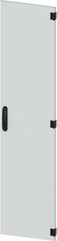 Siemens 8MF1840-2UT14-0BA2 Tür in Grau und Transparent, Höhe: 180 cm, Breite: 40 cm - Bild 1