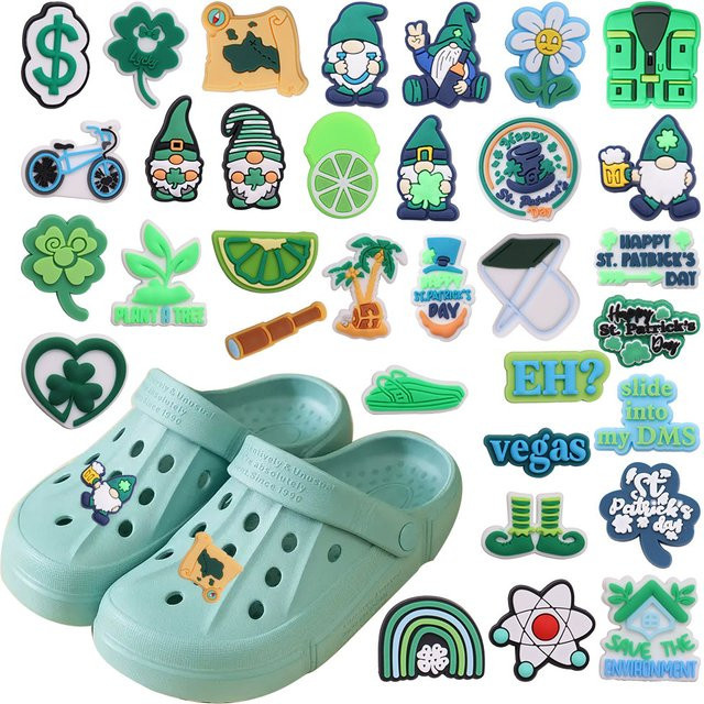 Happye&TiTi Schuh Charms, Kleeblatt, PVC - Bild 1