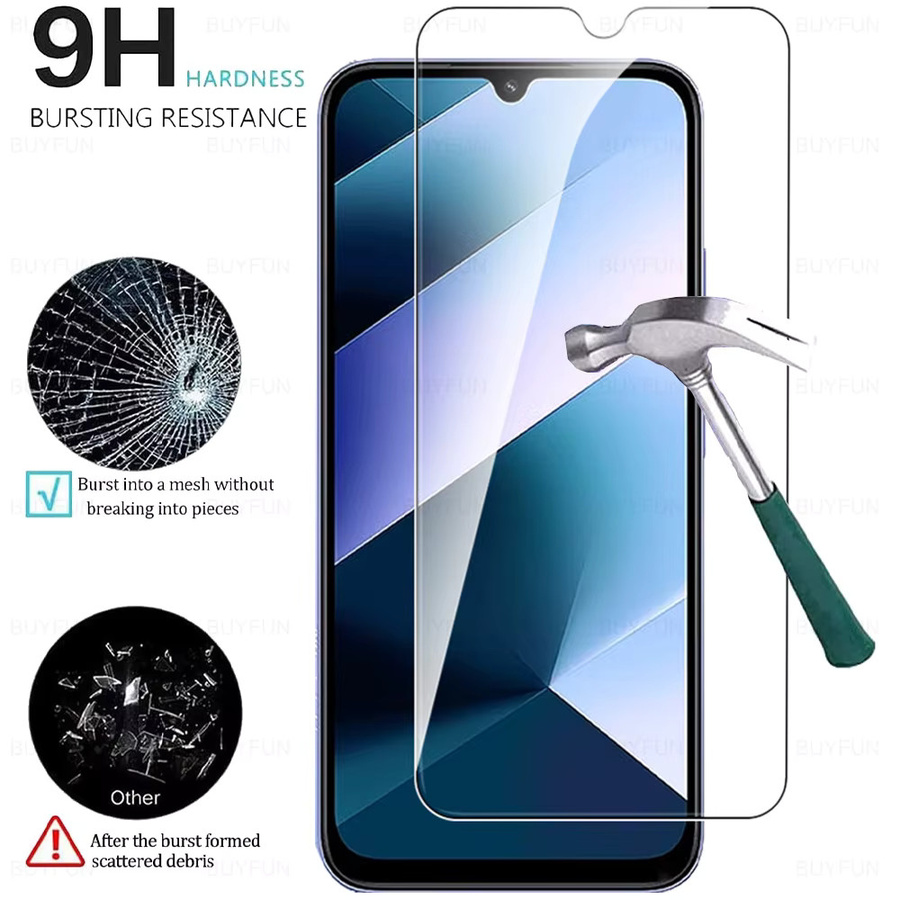 2er-Set Xiaomi Poco C85 4G Displayschutzfolie aus gehärtetem Glas, transparent - Bild 6