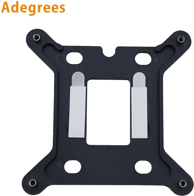 Adegrees CPU-Kühlerlüfter Motherboard LGA 1700 Backplane-Halterung Kühlkörper-Halter in Schwarz - Bild 1