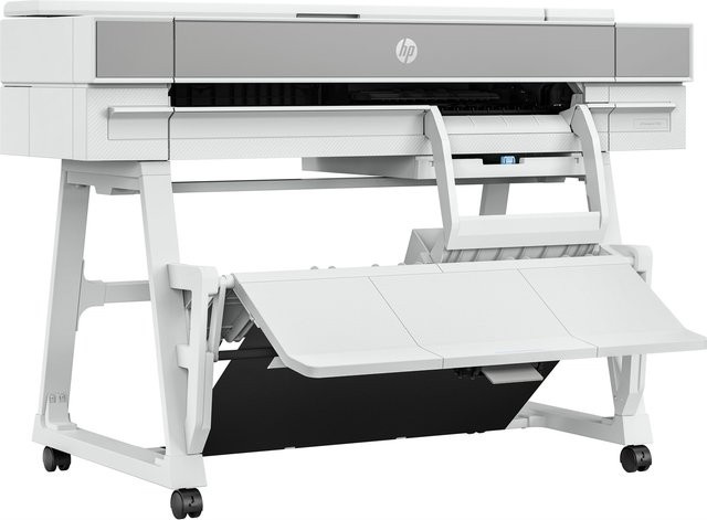 HP DesignJet T950 Großformat-Inkjetdrucker in Weiß mit WLAN und Gigabit LAN, 914 mm, 2400 x 1200 dpi - Bild 1