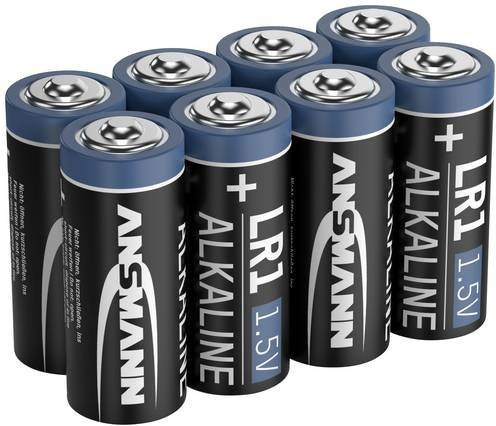 Ansmann LR1 Spezial-Batterie Alkali-Mangan 1.5V, 8 Stück, Schwarz - Bild 1