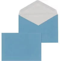 MAILmedia Briefumschläge DIN C6 ohne Fenster, blau, Papier, selbstklebend - Bild 1