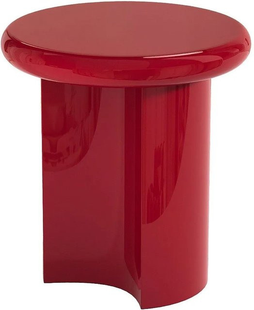 Vente-unique Beistelltisch Sobina Design in Rot, quadratisch, B/T/H: 50 x 50 x 46 cm - Bild 1