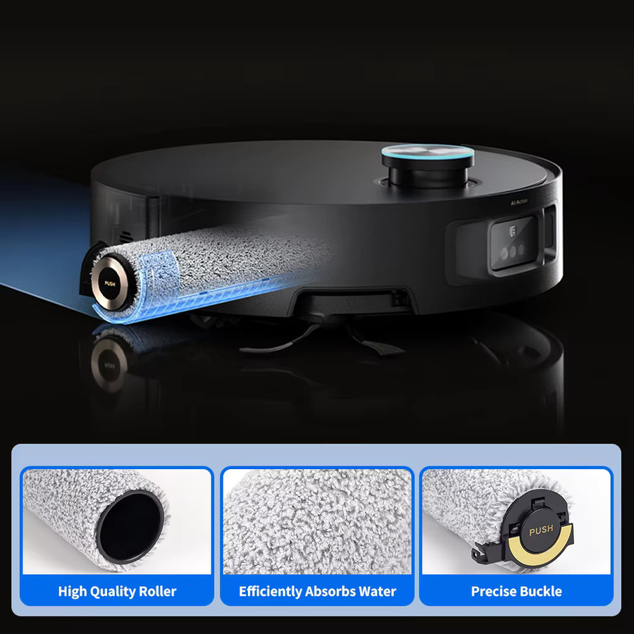 Dreame Roboter Mopp Roller Ersatztücher in Grau für X50 Pro, Aqua10 Ultra und Aqua10 Pro Track - Bild 5