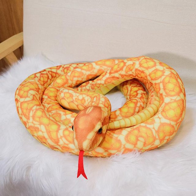 Yiran Health & Beauty Python-Schlange Plüschtier, 160cm - Bild 1