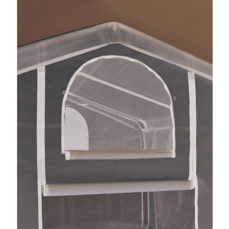 Shelter Logic Foliengewächshaus mit Satteldach in Weiss, B/T: 300 x 300 cm, Höhe: 240 cm - Bild 4