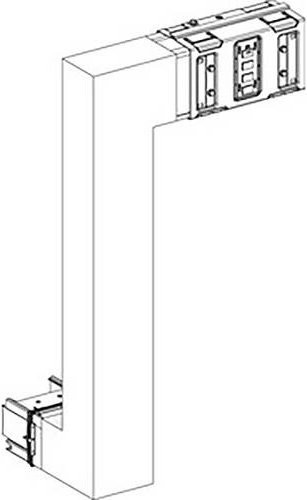 Schneider Electric KSA Mehrfachrichtungsänderung 630A Kleinverteilerzubehör abwärts rechts - Bild 1