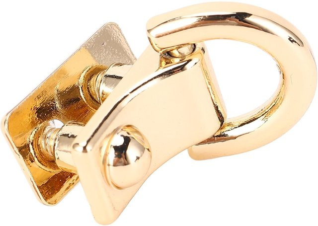 20 Stück D-Ring Niete von GoolRC in Gold aus Messing und Stahl, Maße: 15 x 8,5 mm - Bild 1
