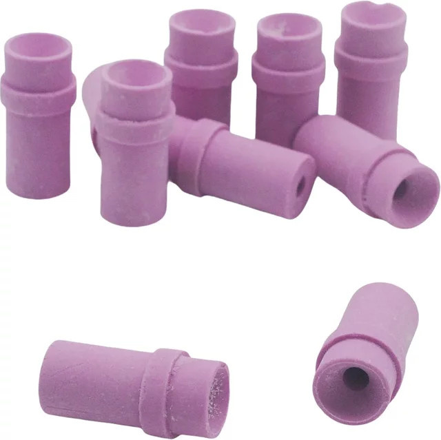 10er Set Keramik Düsenspitzen für Sandstrahler von CHIHIRO CARE, lila, B/T/H: 3,5 x 1,5 x 0,5 cm - Bild 1