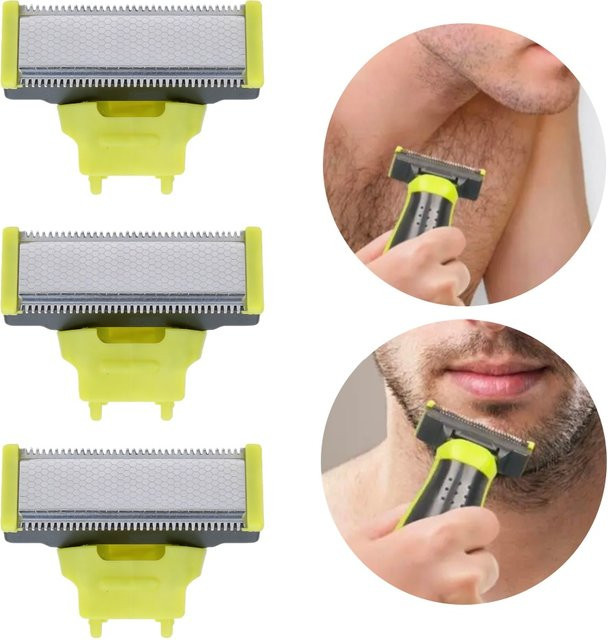 MLG Ersatzköpfe für Elektrorasierer, waschbare Rasierklingen, Herren - Bild 1