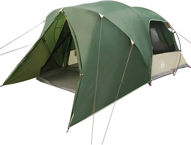 vidaXL Dome Zelt für 4 Personen mit Dach in Grün, H x B x T: 178 x 455 x 252 cm - Bild 1