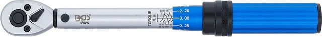 BGS Drehmomentschlüssel 2825 mit 1/4 Zoll Außenvierkant 6,3 mm für 5 - 25 Nm - Bild 2