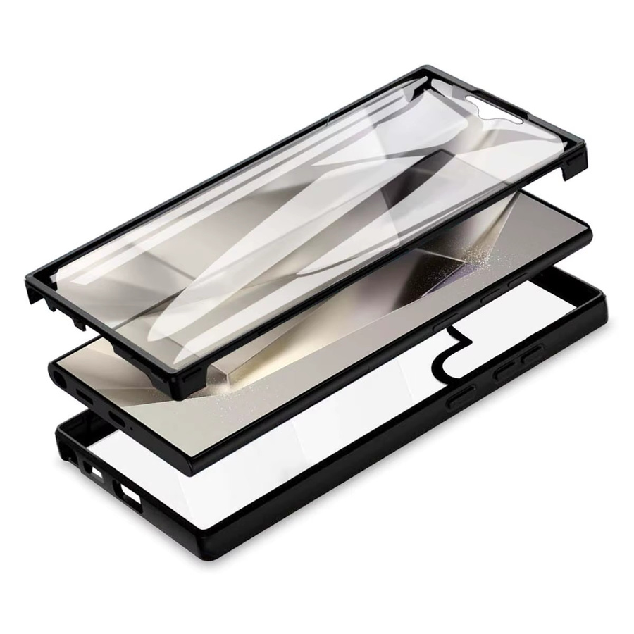 Samsung Handyhülle Anti Shock und Anti Fall 360 Grad Schutz Transparent für S25 S24 S23 Plus Ultra S23FE - Bild 1