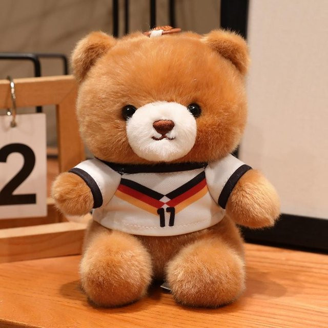 Binchi Fitness Fußballbär Plüschtier, 16cm, ab 14 Jahre - Bild 1