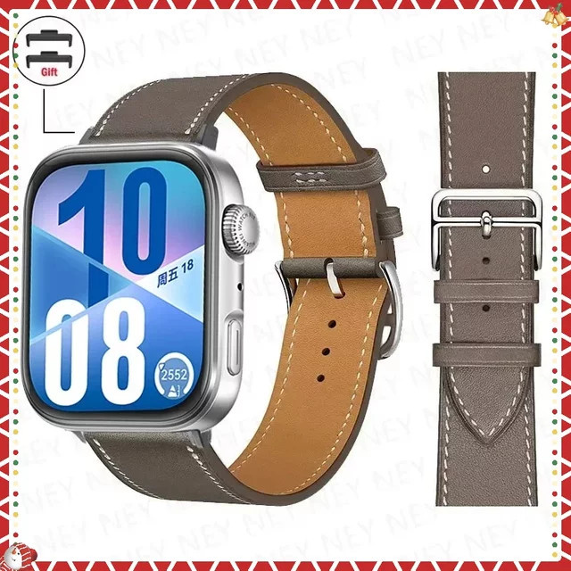 Uhrenarmband Leder, Huawei Watch Fit 3/4/4 Pro, Unisex - Bild 1