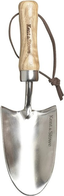 Kent & Stowe Kinder-Handschaufel aus Edelstahl und Eschenholz in Silber, Länge: 20 cm - Bild 1