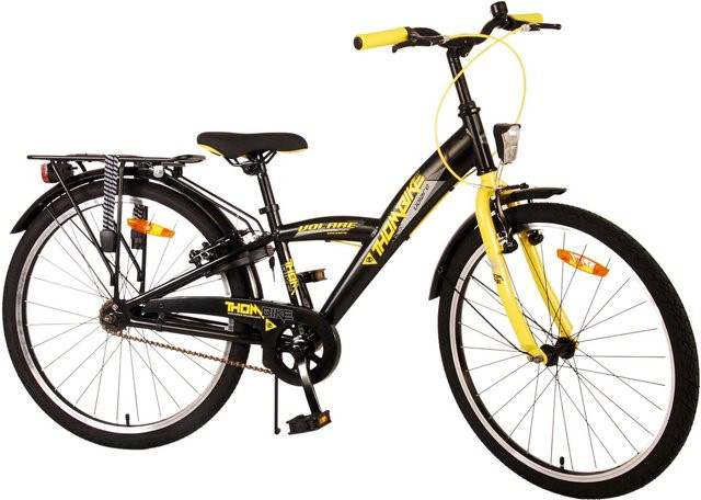 TPFSports Thombike Kinderfahrrad, Jungen, 24 Zoll, Gelb, 2 Handbremsen - Bild 1