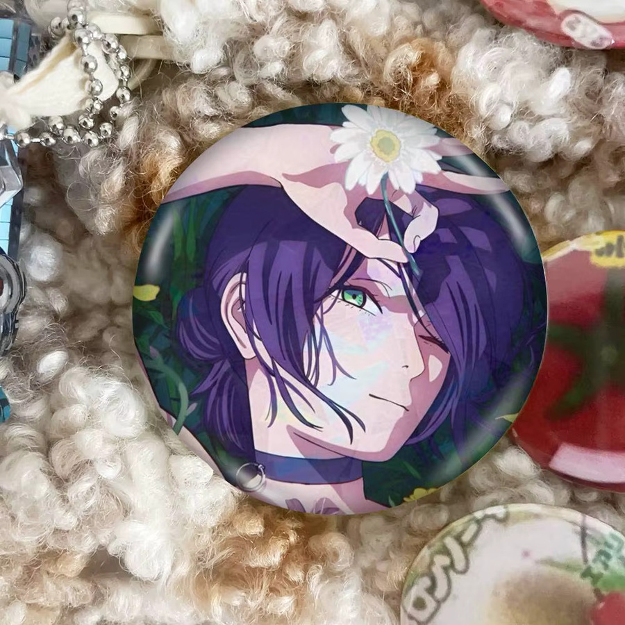 Brosche Anime Chainsaw Man Reze, Rund, Unisex - Bild 5