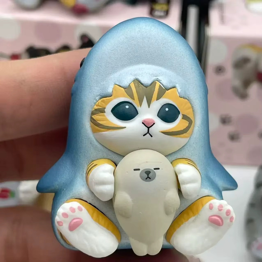 Mufosand Fuzzy Puffy Cat Blind Box, Action Figure, Bunt / Mehrfarbig - Bild 3