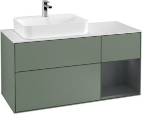 V&B Waschtischunterschrank Finion in Lackoptik, Breite: 120 cm, Tiefe: 50,1 cm, Höhe: 50,1 cm - Bild 1