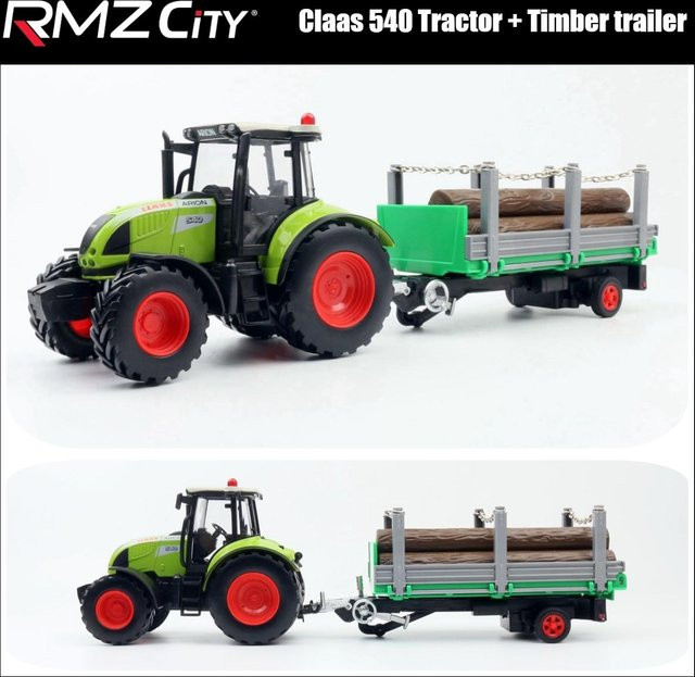 Claas Traktor Frontlader, Spielzeugauto, 1:32, Metall, ab 14 Jahre - Bild 1