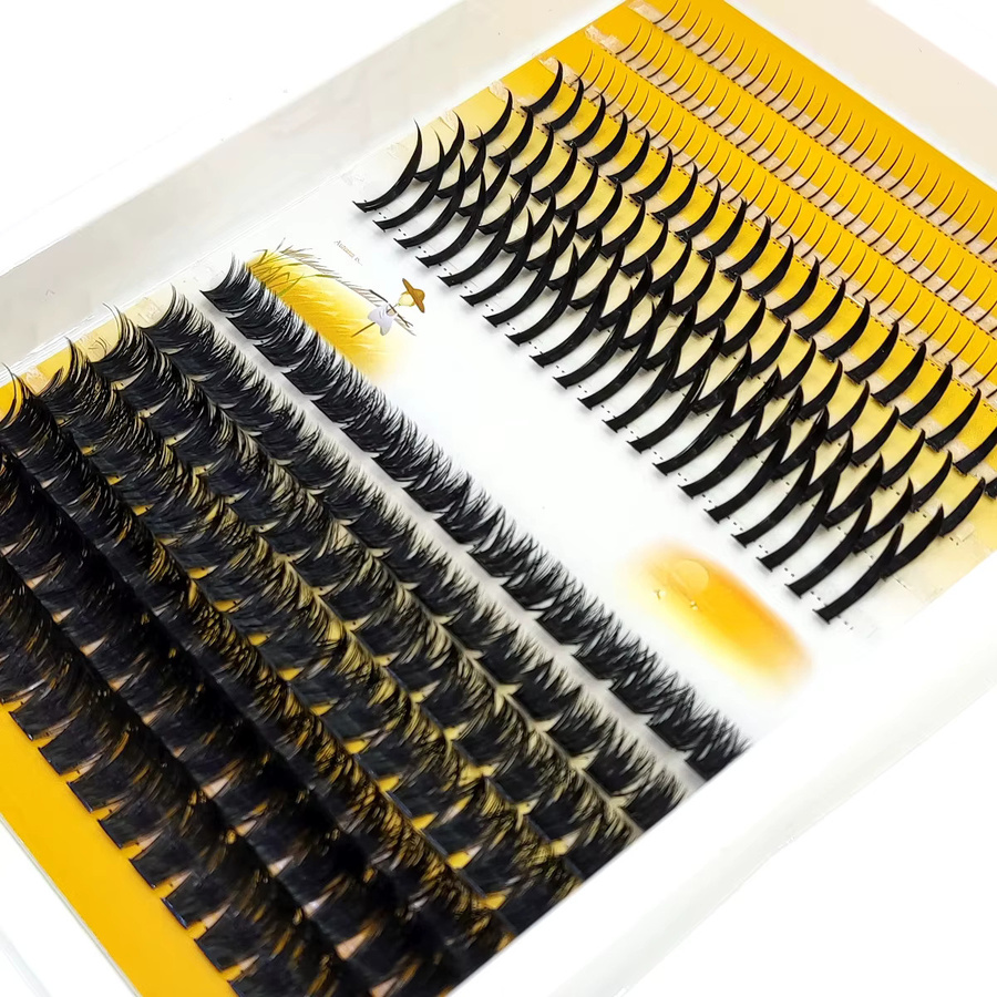 AMSDCN Künstliche Wimpern, Black, Unisex - Bild 6