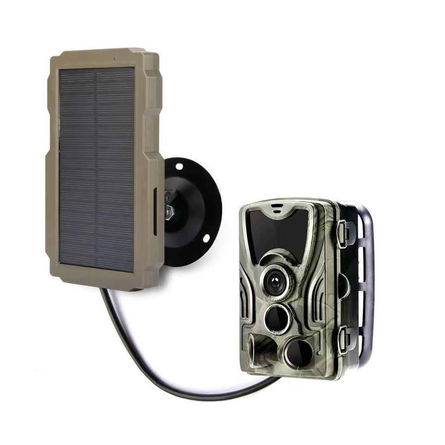POMIACAM Solarpanel-Kit für Trail Game Kamera, wiederaufladbares Solarladegerät mit 3000mAh, 6V-12V - Bild 2