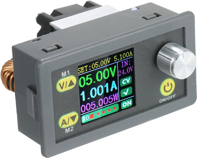 Koogeelife Digitales Steuermodul 5A 80W Programmierbares Konstantspannungsstrom-Modul in Grau - Bild 1