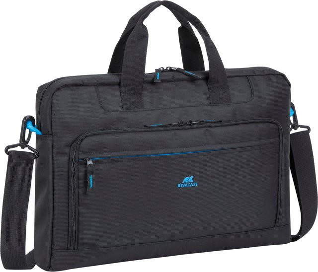 Rivacase Regent Notebook-Tasche für Laptops bis 17.3 Zoll in Schwarz - Bild 1