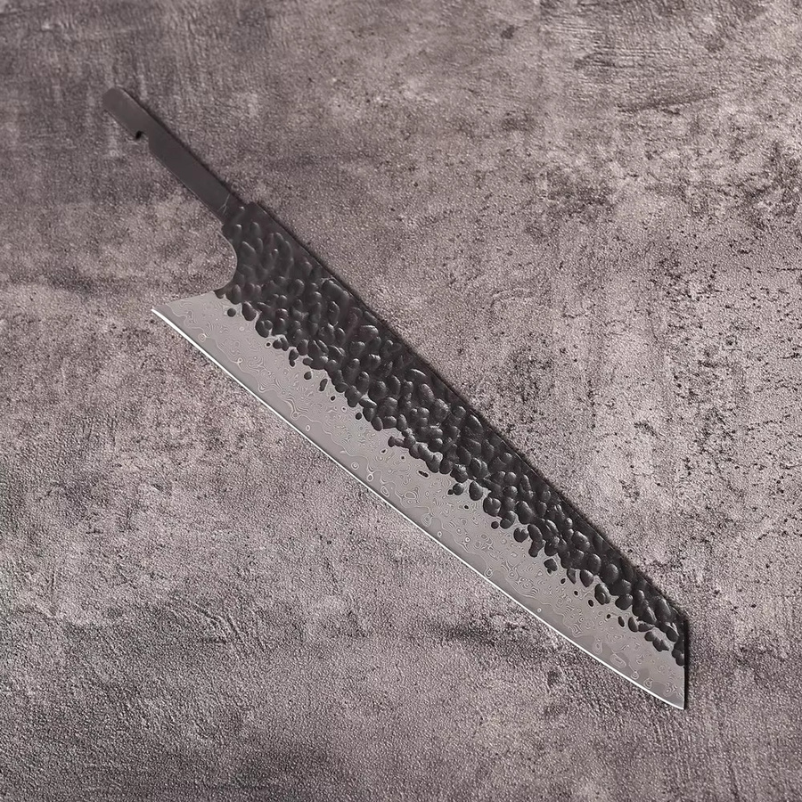 DASHWAY Kiritsuke Kochmesser aus Damaststahl in Silber, 8 Zoll (20,32 cm) mit Full Tang für DIY-Projekte - Bild 2