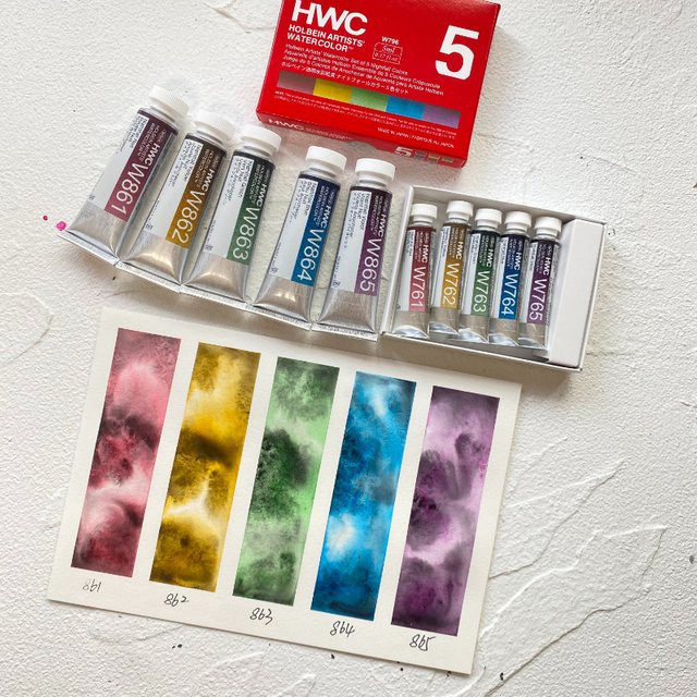 Holbein Künstler Precipitated Aquarellfarbe Nightfall für Profis und Anfänger, 5 ml oder 15 ml - Bild 1