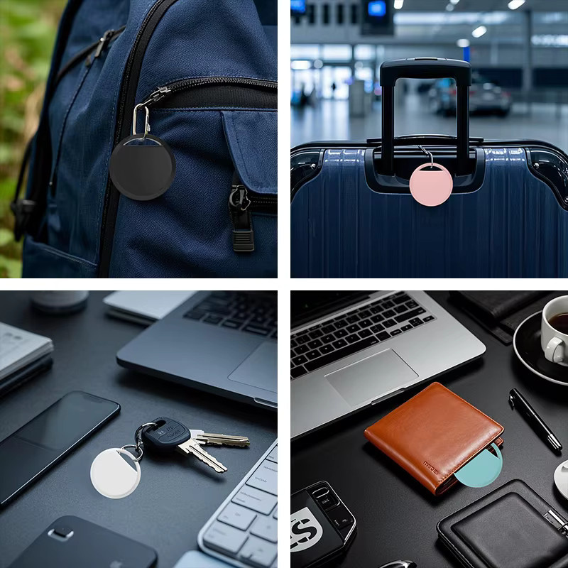 4-teiliges Smart-Tag Bluetooth-Tracker Set kompatibel mit Apple Find My zur Ortung von Gepäck, Geldbörsen und Schlüsseln - Bild 5