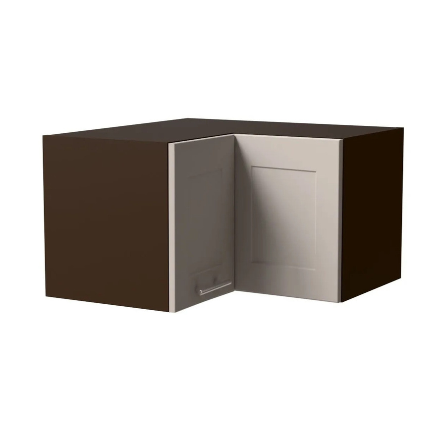 Feldmann-Wohnen Eckhängeschrank Oslo in Lava und Kaschmir Matt mit Soft-Close-Türen, B/T/H: 60 x 60 x 36 cm - Bild 2