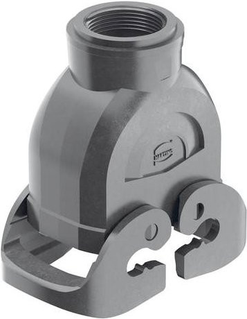 HARTING Tüllengehäuse 19 43 010 0437 19430100437 aus Kunststoff in Grau - Bild 1