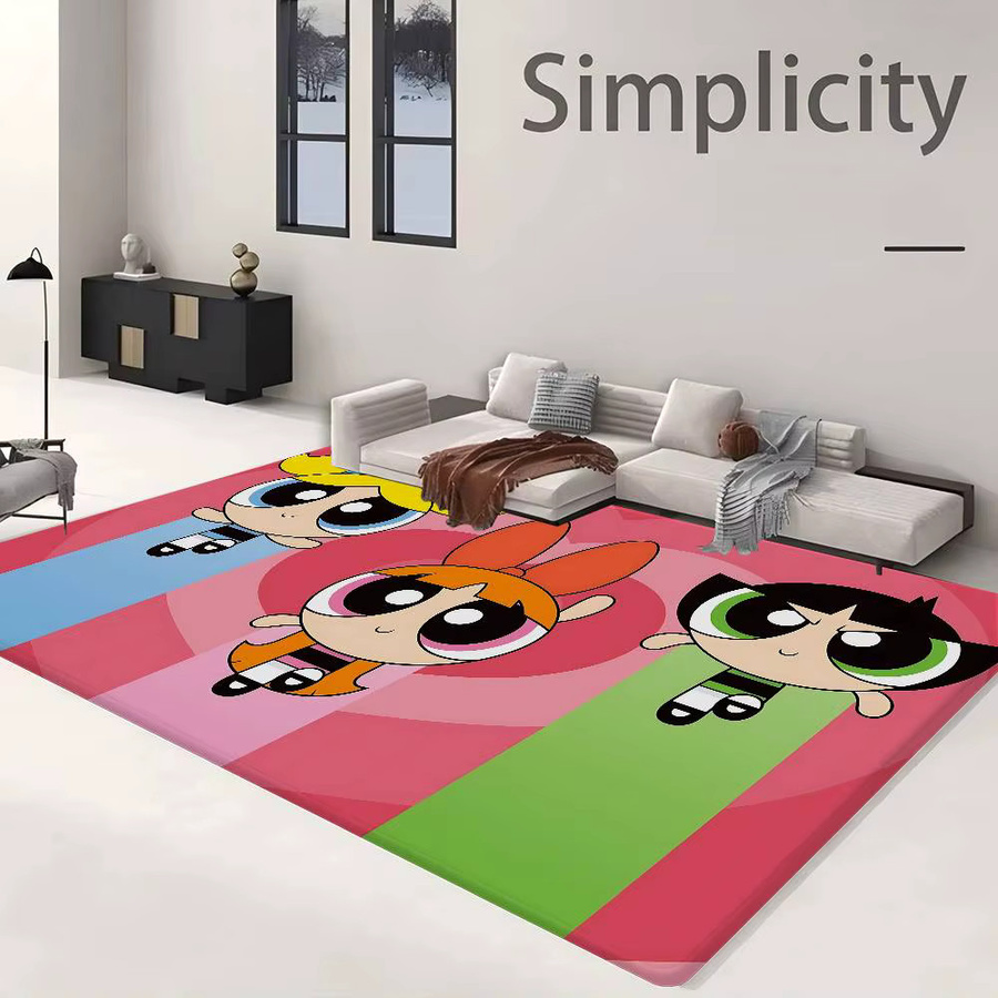 Rutschfeste Badezimmermatte The Powerpuff Girls von Potdemiel in Multicolour, B/T: 60 x 40 cm - Bild 2