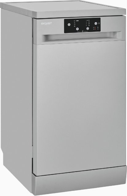 Exquisit Geschirrspüler GSP9109-451D in Silber mit Aquastop und Schnellprogramm - Bild 1