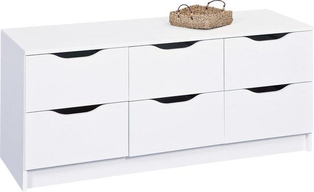 Kommode WESTPHALEN von Inter Link in Weiß, B/H/T: 122 x 50 x 40 cm - Bild 1