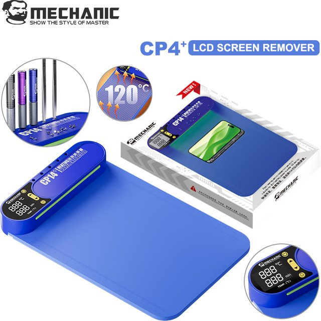 MECHANIC CP14 Plus LCD-Bildschirmtrenner mit 14 Zoll Arbeitsbereich, 150 W, intelligenter Temperaturheizung und 5-stufiger LED-Helligkeit in Blau - Bild 1