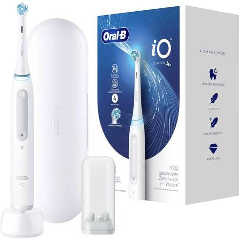 Oral-B iO Series 4 Elektrische Zahnbürste, Weiß - Bild 2