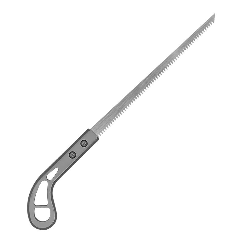 ZHLYHGX Handsäge aus SK5 Stahl mit Holzgriff in Silber, Länge: 34 cm - Bild 2