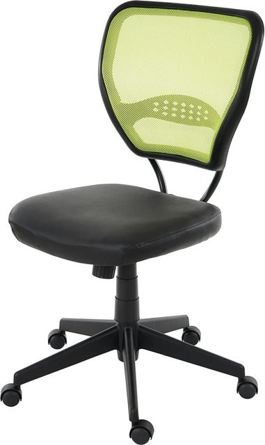 Proregal Detroit Chefsessel Bürostuhl aus Kunstleder in Grün ohne Armlehnen H x B x T: 108 x 72 x 59 cm - Bild 1