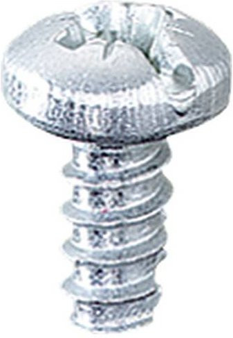 Hensel Mi BZ 13 Befestigungsschraube selbstbohrend, verzinkt, Silber, 100 Stück - Bild 1