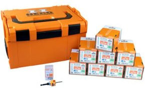 HECO Sortimentskoffer Terrasse 1 L-BOXX 238 mit selbstbohrenden und selbstsenkenden Edelstahlschrauben in Orange und Wood - Bild 1