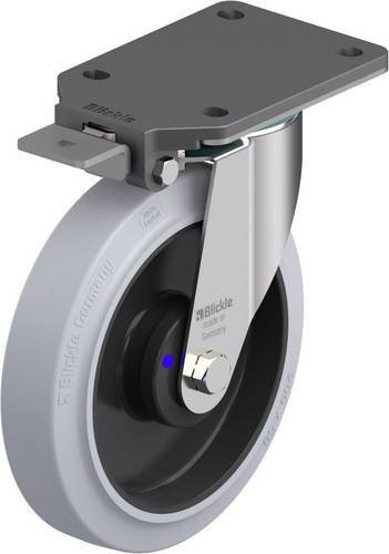 Blickle Edelstahl-Lenkrolle LEX-POEV 200XKA-IS-SG-GKN mit Rad-Durchmesser 200 mm und einer Tragfähigkeit von 300 kg - Bild 1
