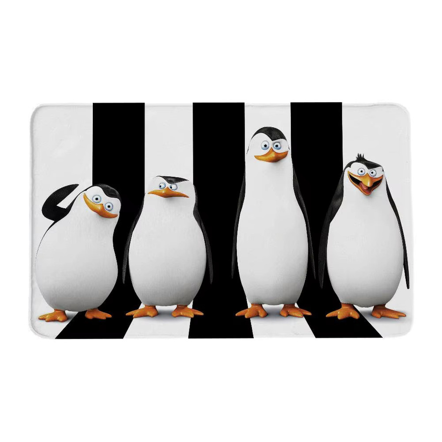 52TOYS Madagaskar Pinguine Saugfähige Bodenmatte, Mehrfarbig, B/T: 60,0 x 40,0 cm - Bild 7