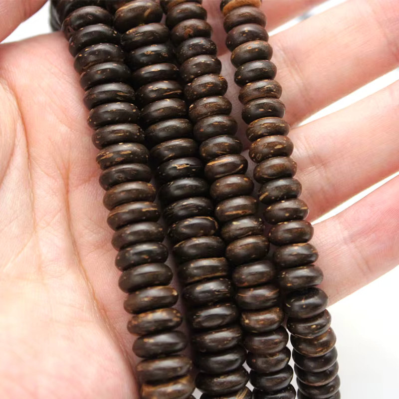 SUMOORL Kokosnuss Schalen Perlen, Holz, 8mm 10mm, Charms Spacer - Bild 3